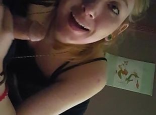 My super hot gf deepthroats farther than ever for my Birthday Part 1